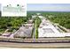 Expansive aerial view of commercial properties with inset location map, near railway and lush greenery at 110 Bowen Sw Cir, Atlanta, GA 30315