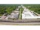 Extensive aerial view of business parks with trees and railway at 110 Bowen Sw Cir, Atlanta, GA 30315