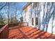 A wooden deck with a walk-out to the back porch through glass doors brings the outdoors in at 110 Bowen Sw Cir, Atlanta, GA 30315