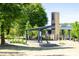 Inviting outdoor stage and seating area, perfect for community events and gatherings at 110 Bowen Sw Cir, Atlanta, GA 30315