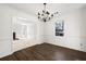 Bright dining room with hardwood floors and a window view at 1229 Whitlock Ridge Sw Dr, Marietta, GA 30064