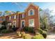 Attractive brick townhouse with landscaping and a private driveway at 1229 Whitlock Ridge Sw Dr, Marietta, GA 30064