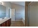 Main bathroom with double vanity, a shower, and a tub at 7336 Toccoa Cir, Union City, GA 30291