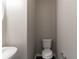 Small bathroom with toilet and sink at 7336 Toccoa Cir, Union City, GA 30291