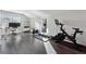 Home office or gym with Peloton bike and hardwood floors at 1043 Belmont Commons Dr, Smyrna, GA 30080