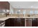 Granite countertops and double sink in this modern kitchen at 1043 Belmont Commons Dr, Smyrna, GA 30080