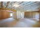 Unfinished basement with exposed framing and insulation at 115 Oakdale Way, Temple, GA 30179