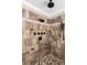 Large walk-in shower with multiple shower heads at 580 Grimsby Ct, Suwanee, GA 30024