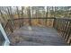 Wooden deck overlooking wooded area at 710 Ridge Way, Lithonia, GA 30058