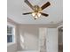 Spacious bedroom with ceiling fan and neutral wall colors at 116 Carriage Oak Dr, Villa Rica, GA 30180