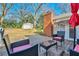 Deck with patio furniture and a view of the backyard and storage shed at 461 Trabert Nw Ave, Atlanta, GA 30309