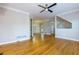 Spacious living room featuring hardwood floors and an open concept at 991 Greenwood Ne Ave, Atlanta, GA 30306