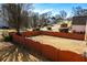 Private backyard with wooden fence at 190 Country Club Dr, Hiram, GA 30141