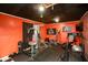 Well-equipped basement gym with treadmill and weights at 190 Country Club Dr, Hiram, GA 30141