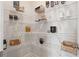 Well-organized pantry with ample shelving for storage at 1446 Auburn Glen Rd, Dacula, GA 30019