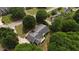 Aerial view of house, driveway and surrounding trees at 114 Tracy Ln, Mcdonough, GA 30253