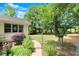 Fenced backyard with gate and walkway access at 114 Tracy Ln, Mcdonough, GA 30253