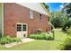 Walkout basement with brick exterior and fenced yard at 114 Tracy Ln, Mcdonough, GA 30253