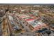 Aerial view of downtown Norcross, showcasing shops and parking at 820 Oak Ter, Norcross, GA 30071