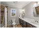 Bathroom with double vanity and shower/tub combo at 820 Oak Ter, Norcross, GA 30071