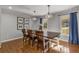 Elegant dining room with hardwood floors and a rustic farmhouse table at 820 Oak Ter, Norcross, GA 30071