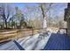 Spacious deck overlooking backyard at 15 Indian Woods Ne Dr, Rydal, GA 30171