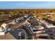 Aerial view of a new home community with various architectural styles at 29 Hydrangea Unit 72 Way, Auburn, GA 30011