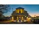 Community clubhouse with a fire pit and seating area at 29 Hydrangea Unit 72 Way, Auburn, GA 30011