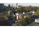 Aerial view of a school campus with surrounding city skyline at 92 Sheridan Dr, Atlanta, GA 30305
