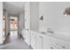 Modern bathroom with double vanity and walk-in shower at 92 Sheridan Dr, Atlanta, GA 30305