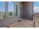 Private balcony with city views at 457 Parkway Ne Dr, Atlanta, GA 30308