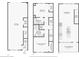 Three-story floor plan showing a modern townhome's layout at 457 Parkway Ne Dr, Atlanta, GA 30308