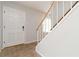 Bright entryway with carpeted floors and staircase at 2210 Lisa Se Dr, Marietta, GA 30067