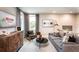 Comfortable bonus room featuring a cozy sitting area and TV at 715 Crossroad Ct, Powder Springs, GA 30127