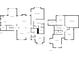 Detailed two-story floor plan showcasing the layout of the house with total square footage at 220 Autumn Brook Dr, Canton, GA 30115