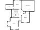 Second floor plan featuring bedrooms, bathrooms, and an open-to-below area at 220 Autumn Brook Dr, Canton, GA 30115