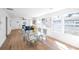 Bright dining area with hardwood floors and glass table at 1043 Smith Sw St, Atlanta, GA 30310