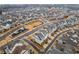 Aerial view of a large neighborhood with many houses at 228 Dawson Dr, Woodstock, GA 30188