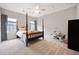 Charming bedroom with carpeted floor and large windows at 228 Dawson Dr, Woodstock, GA 30188
