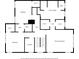Detailed floor plan featuring multiple bedrooms, bathrooms, walk-in closets, and a laundry area at 228 Dawson Dr, Woodstock, GA 30188