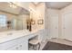 Double vanity bathroom with soaking tub and shower at 510 Park Creek Rdg, Alpharetta, GA 30005