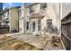 Private backyard with patio and garden at 216 Parc View Ln, Woodstock, GA 30188