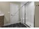 Clean bathroom with a large shower and built-in bench seat at 428 Dahlia St, Mcdonough, GA 30253