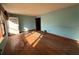 Living room with hardwood floors and light blue walls at 1261 Cliffwood Se Dr, Smyrna, GA 30080