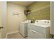 Convenient laundry room with washer and dryer included at 2456 Bayberry St, Acworth, GA 30101