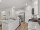 Kitchen featuring granite countertops, stainless steel appliances, and white cabinets at 2476 Bayberry St, Acworth, GA 30101