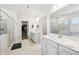 Luxurious bathroom with double vanity and large shower at 4169 Wood Fern Ln, Buford, GA 30519