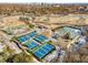 Aerial view of tennis courts and surrounding community amenities at 1101 Collier Nw Rd # L3, Atlanta, GA 30318