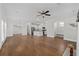 Open living room and kitchen with hardwood floors at 969 Rittenhouse Way, Atlanta, GA 30316