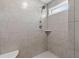 Walk-in shower with tiled walls and built-in seat at 969 Rittenhouse Way, Atlanta, GA 30316